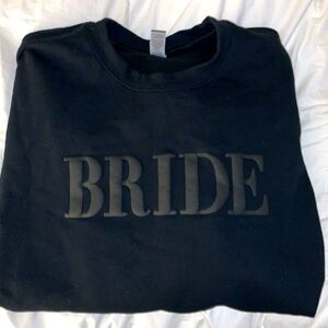 BRIDE Embossed Sweatshirt - Black, XL